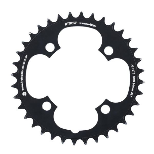 Plato redondo AL7075 BCD 94 mm, 32 dientes