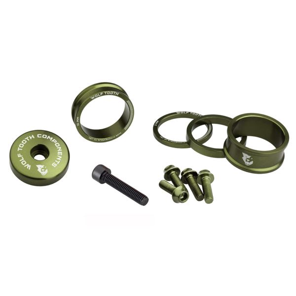 JUEGO DE ESPACIADORES Y TORNILLOS DE ALUMINIO ANODIZADO