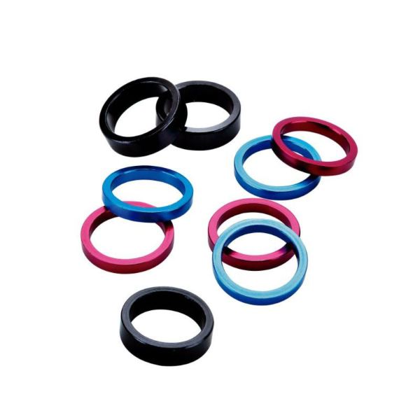 10 Arandelas de Aluminio 28,6x5 mm, Azul