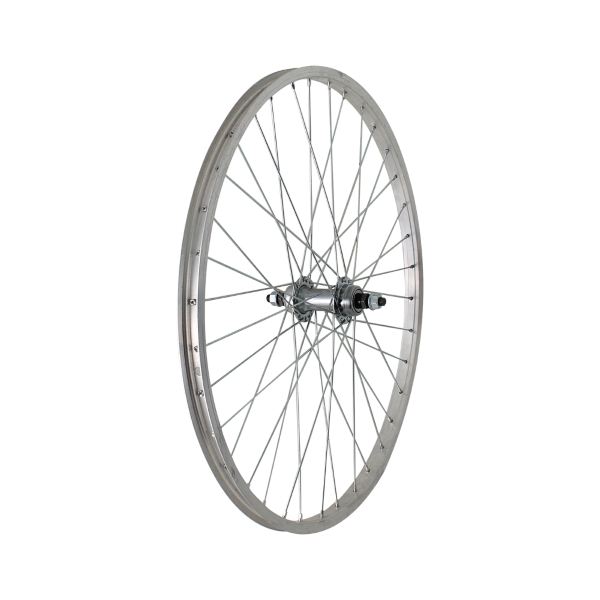 Rueda trasera simple pared roscada 1s 24x 1 3/8