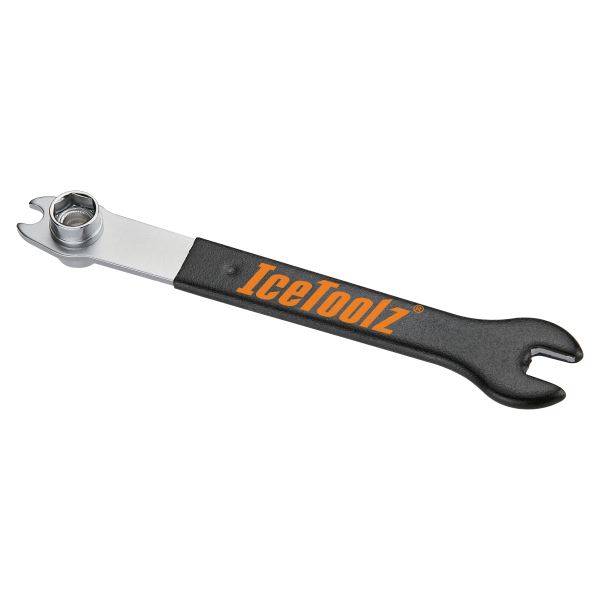 Llave de pedales con vaso
