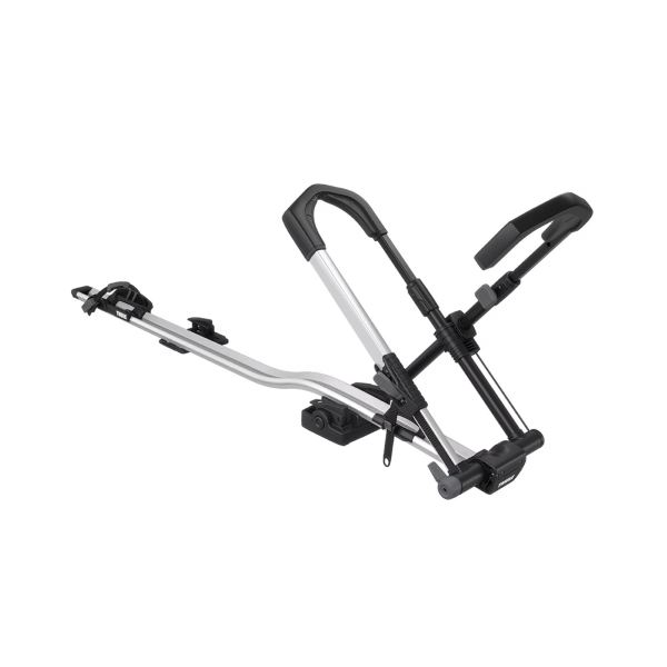 Portabicicletas de techo con soporte para rueda delantera UPRIDE