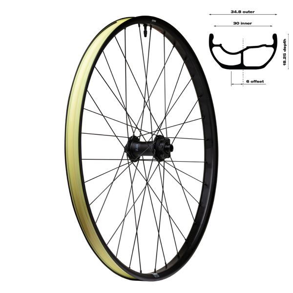 [525033004] Rueda trasera HTZ i30 tubeless ready TCS Disco Boost 27.5'/650B
