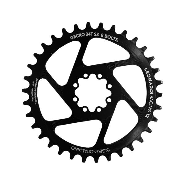 Plato Gecko SRAM de 8 agujeros, 1x, 11/12 V, desplazamiento de 3 mm