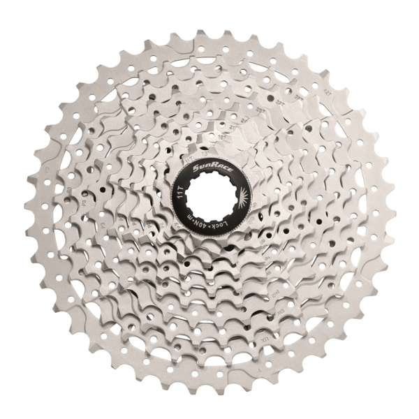 CASSETTE SUNRACE 10V 11-40 PLATA SHI/HG
