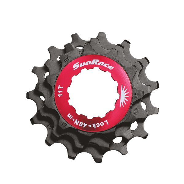[525269001] JUEGO LOCKRING + 3 PIñONES para cassettes SunRace 12S HG
