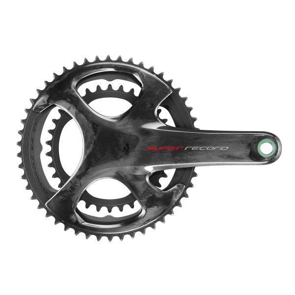 [421577107] Juego de bielas SUPER RECORD carbono Ultra-Torque Ti 2x 12s