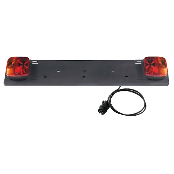 BARRA SOPORTE PARA PLACA CON LUCES