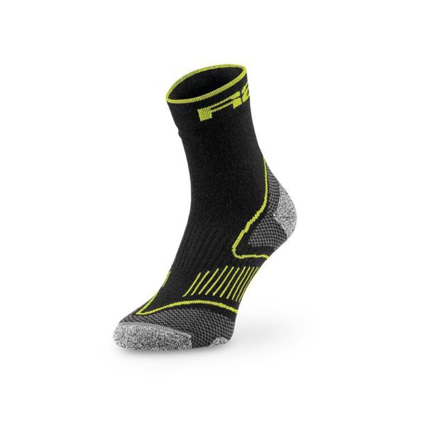[RG0000532] Calcetines R2 Challenge Negro/Amarillo Talla M (39-42)
