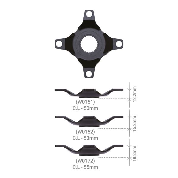 [421589645] Spider Bosch Gen4 104BCD aleación