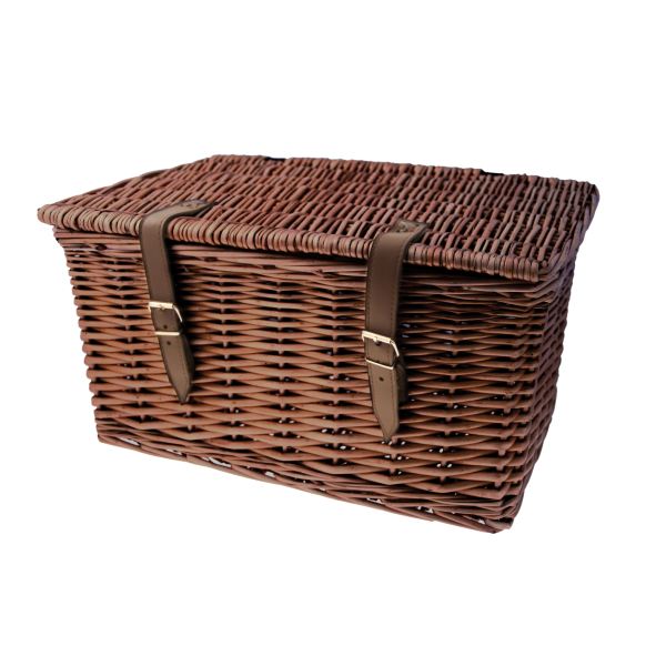[588160237] Cesta frontal de mimbre con fibras
