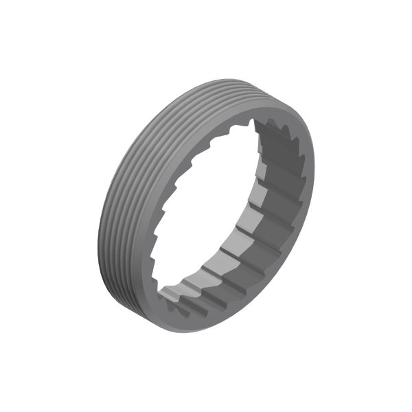 [525044136] Buje con portaequipajes de acero m35x1 y 3 trinquetes