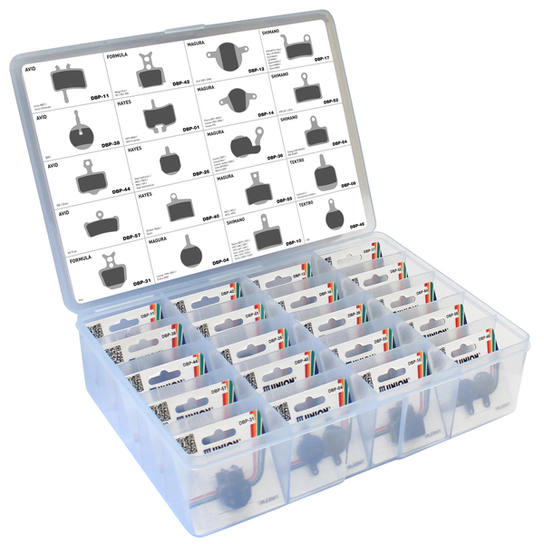 [44166] ESTUCHE 20 MODELOS PASTILLAS FRENO DISCO