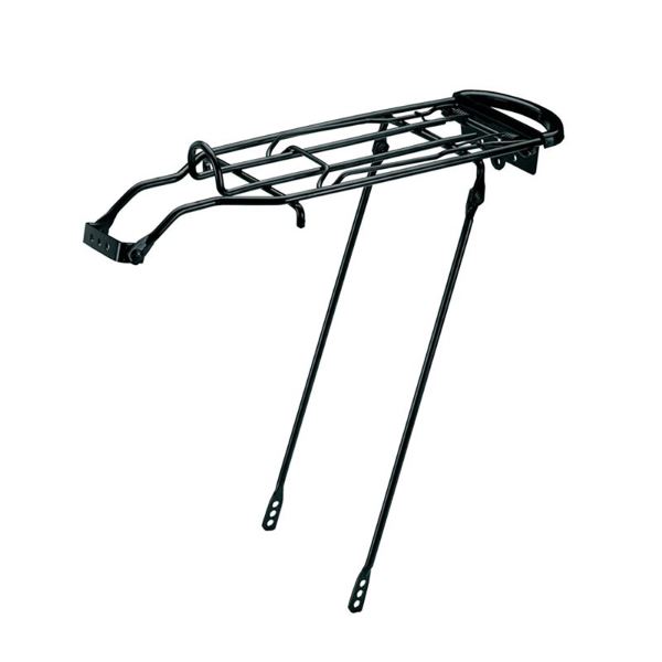 [RG0000349] Portaequipajes trasero para bicicleta de montaña, de acero y color negro