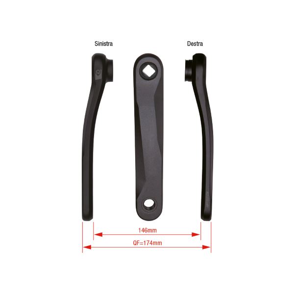 [421579559] Bielas para E-Bike CK-745/JIS