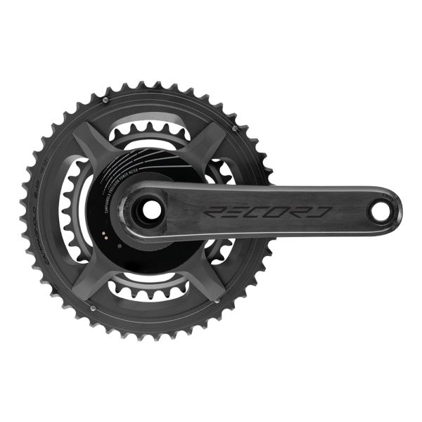 [421577242] Medidor de potencia Crankarms RECORD WIRELESS carbono QCK-Tech Ti 2x 13s