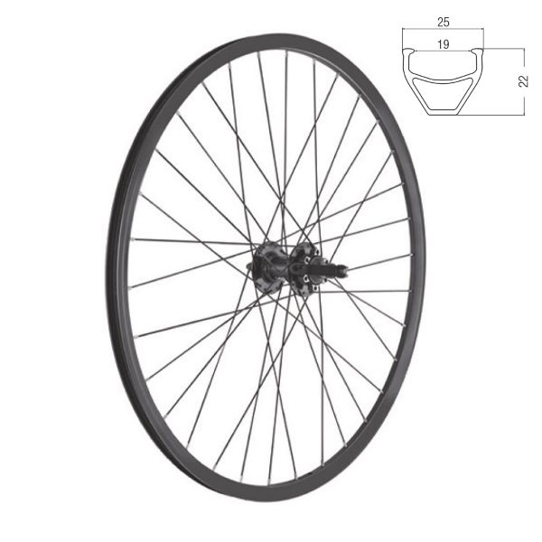 Rueda trasera doble pared Kommando 2.0 Mtb i19 Disc 26'