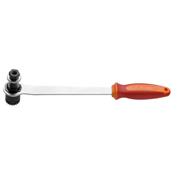 [624919] LLAVE PARA EL EJE PEDALIER MANGO ROJO