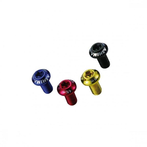 [RG0000090] 12 tornillos de acero 10B21, disco azul