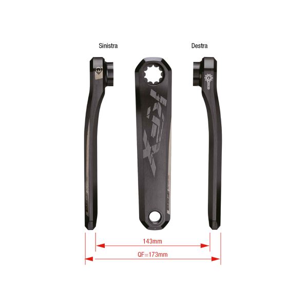 [421579686] Bielas para e-bike KFX CK-9011/IS