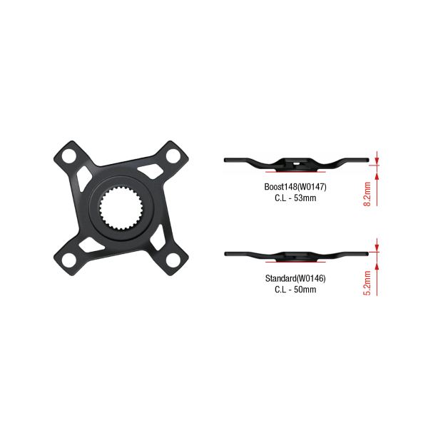 [421589636] Spider Bosch Gen4 104BCD acero