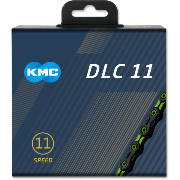 [31142] CADENA KMC DLC 11V NEGRA/VERDE 118P