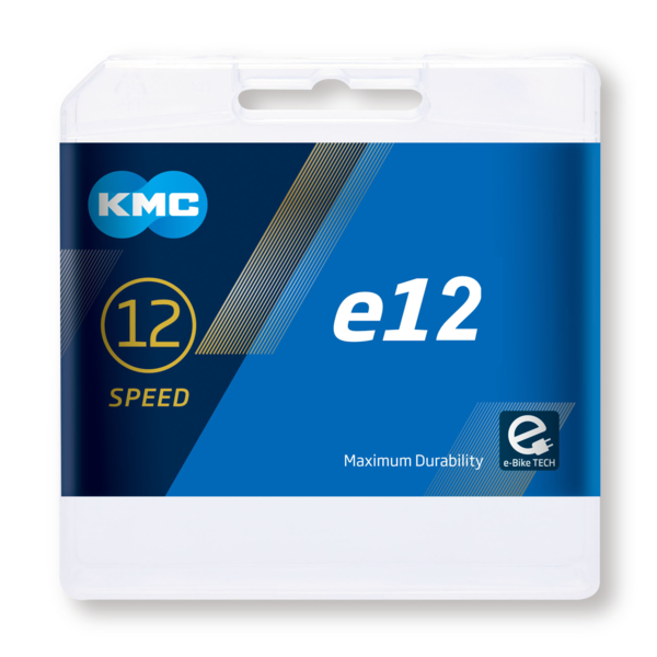 [31300] CADENA KMC e12 BICI ELECT.NEGRA 12V 130P