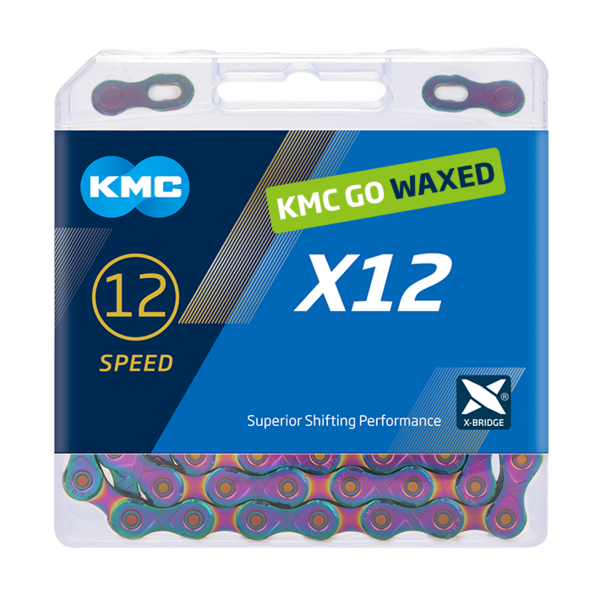 [32260] CADENA KMC CERA X12 AURORA AZUL 126P**