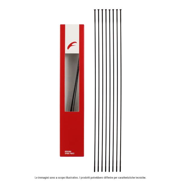 [525045131] Juego de radios RZ5-DS305 delantero derecho o trasero izquierdo, para Red Zone 5 (8 piezas)