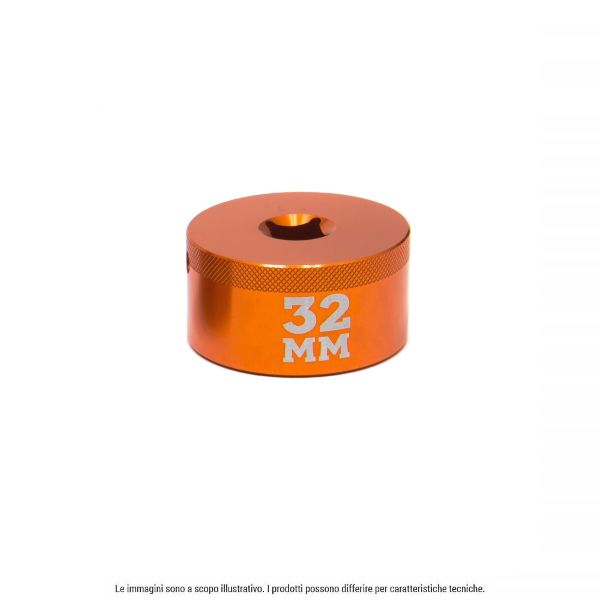 [567003003] Llave de vaso para tapa superior de horquilla 32 mm, tamaño de vaso: 3/8'