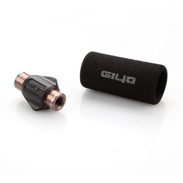 [RG0000431] Adaptador Cartucho CO2 Presta/Schrader + Neopreno