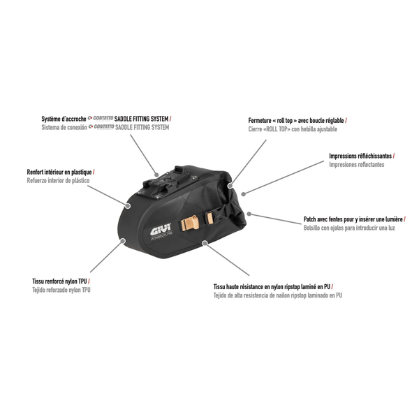 [32537] BOLSA GIVI GATEWAY 3L.GRAVEL-MTB AD06B
