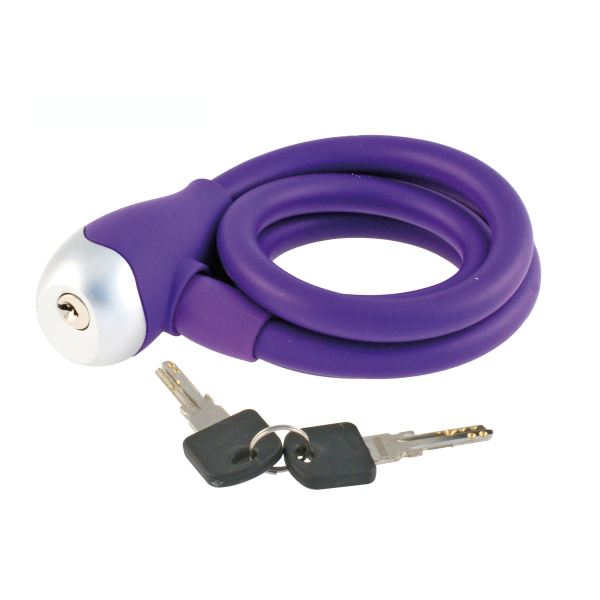Candado de cable en espiral SILICON °