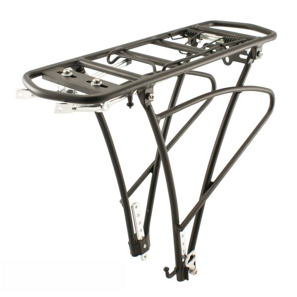 [588100131] Portaequipajes trasero ajustable de aluminio TOUR PLUS 26'-28'