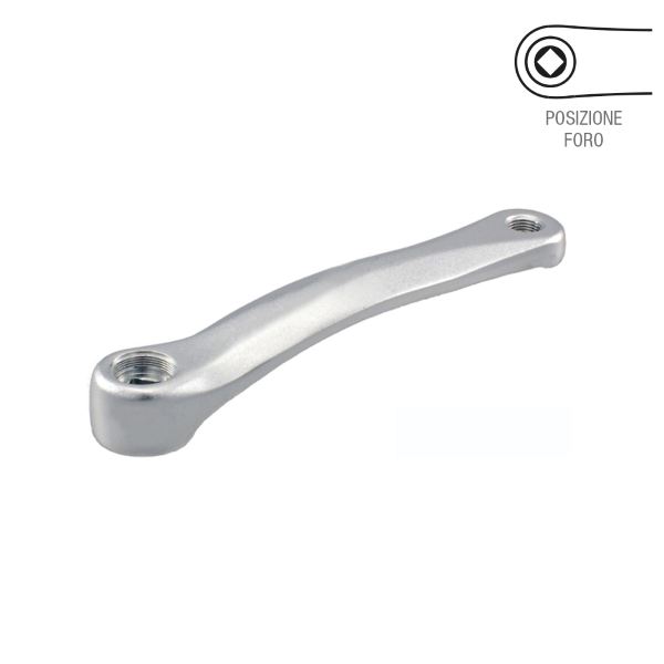 Brazo de biela izquierdo ALUMINIO EJE CUADRADO