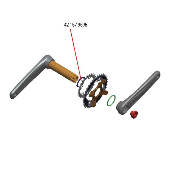 [421579596] Anillo de bloqueo del sistema de biela modular