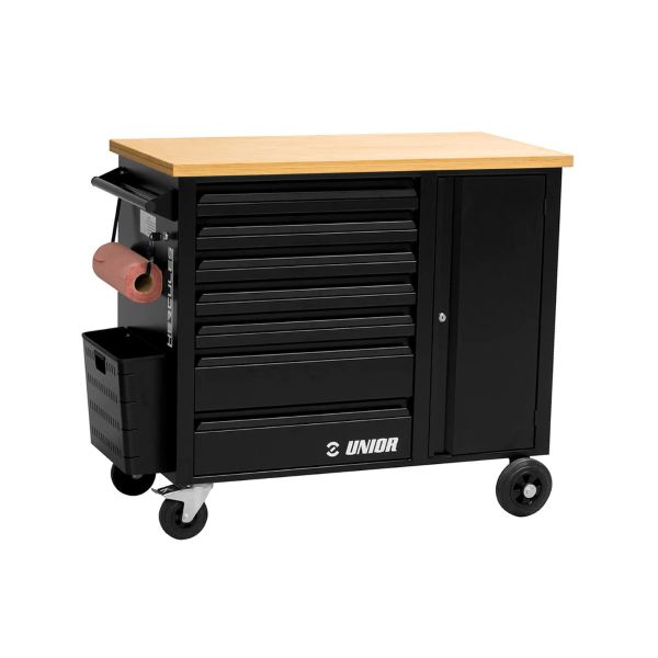 [567008556] Carro portaherramientas con cajones y puerta HERCULES 940H2-BLACK sin herramientas