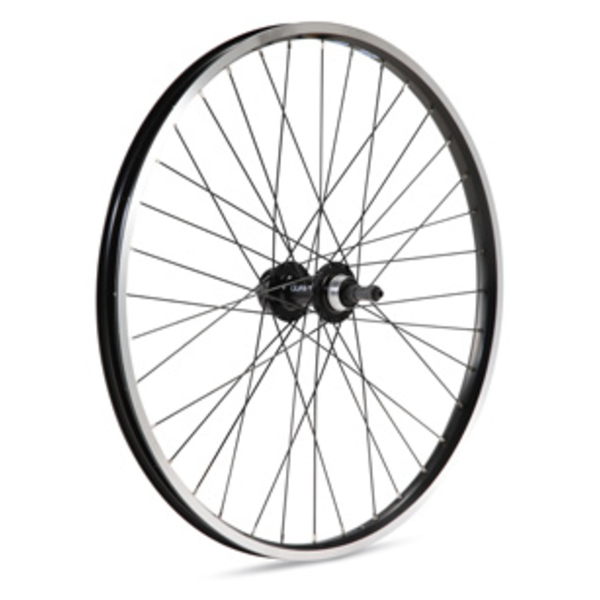 [30053] RUEDA CYBER20 24" NEGRA C/DISCO casett