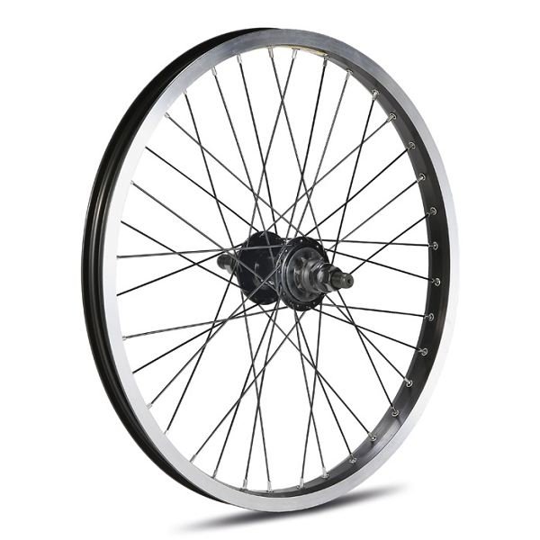 RUEDA ZAC-30 NEGRA EJE 14MM PIÑON 9D