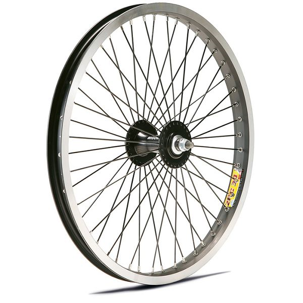 [31047] RUEDA ZAC30 BMX NEGRA EJE 9,5 48T DEL
