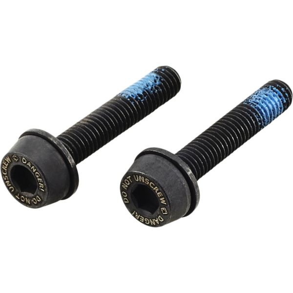 Par de tornillos para pinza de freno de disco trasera con montaje plano