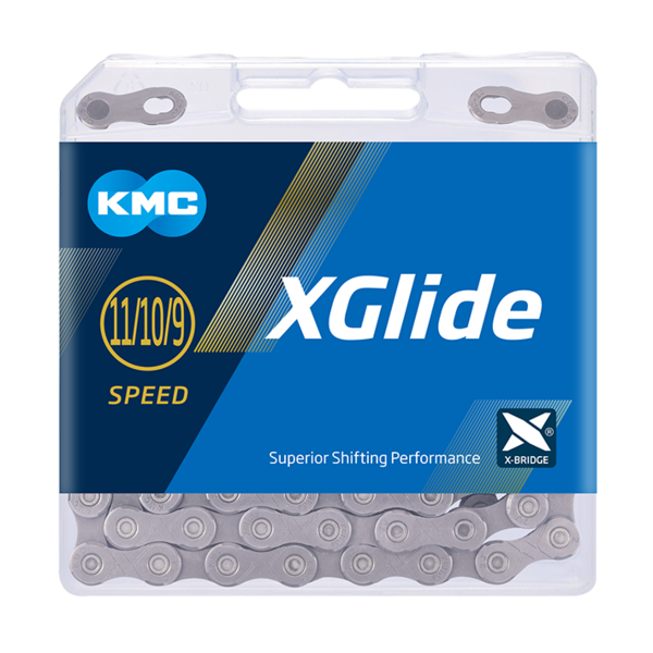 [31235] CADENA KMC X-GLIDE CUES GRIS 118L