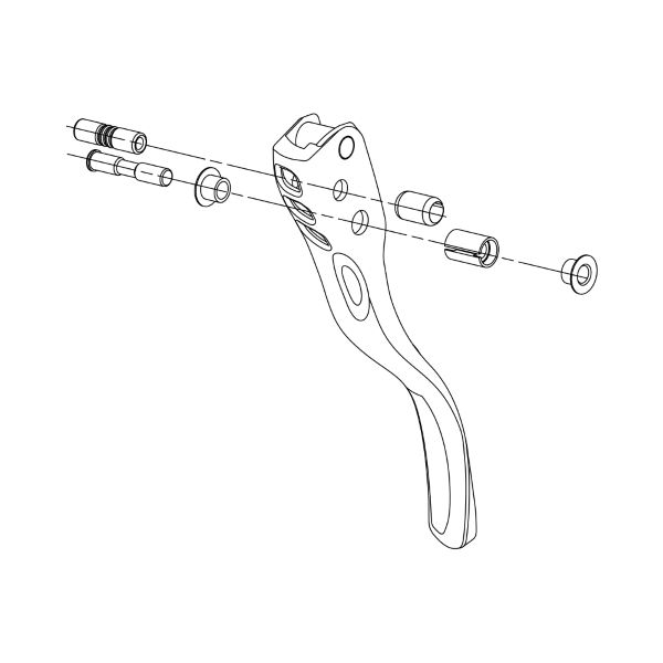 [525325904] Palanca de freno de repuesto SUPER RECORD MECHANICAL 12s