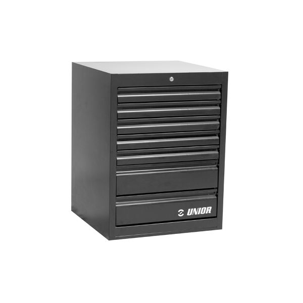 Baúl de herramientas ancho 990WD7-BLACK 7 cajones