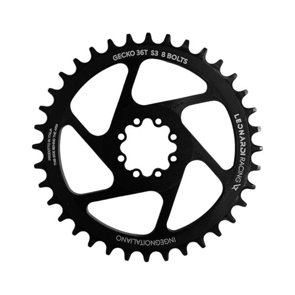 Plato Gecko SRAM de 8 agujeros, 1x, 11/12 V, desplazamiento de 3 mm