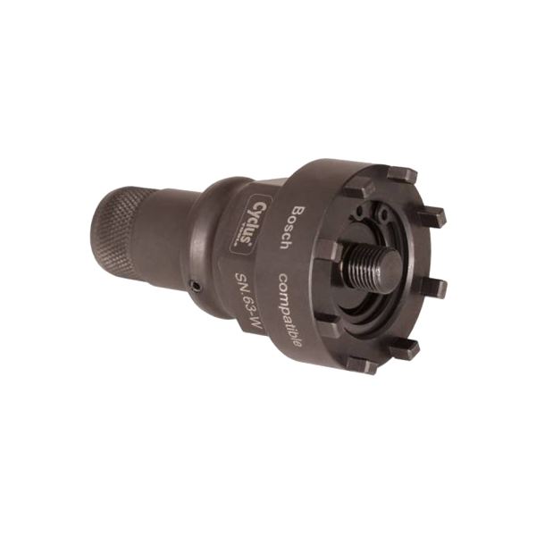 [546169138] Herramienta de montaje para Bosch Gen 3, Locknut Spider Active Line Plus, con resorte de retención (el mecanismo Cyclus Snap.in evita que la herramienta se deslice)