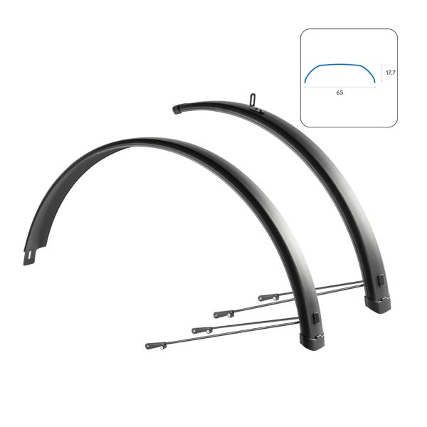 [421730360] Set de guardabarros TREKKING 65 ALUMINIO
