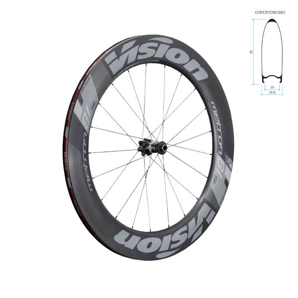 Juego de ruedas METRON 81 SL Carbon c19 tubeless ready Disco 28'/700C A9